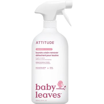ATTITUDE BABY LEAVES UNSCENTED LAUNDRY STAIN REMOVER VLEKVERWIJDERAAR 800 ML