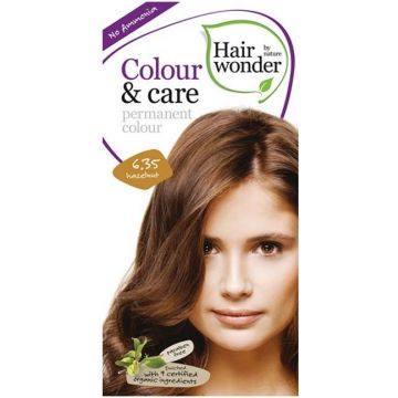 HAIR WONDER COLOUR & CARE PERMANENT COLOUR (HAIR WONDER) COLOUR & CARE PERMANENT COLOUR 6.35 HAZELNUT HAARVERF 100 ML