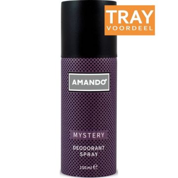 AMANDO MYSTERY DEO SPRAY TRAY 6 X 150 ML