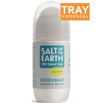 SALT OF THE EARTH UNSCENTED (SALT OF THE EARTH) UNSCENTED DEO ROLLER TRAY 6 X 75 ML
