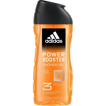 ADIDAS POWER BOOSTER MAN SHOWER GEL DOUCHEGEL FLACON 250 ML