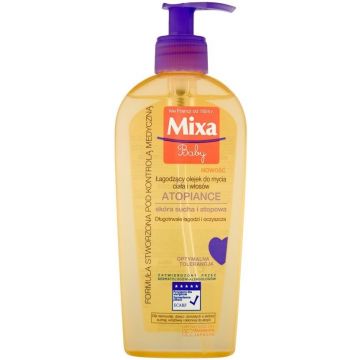 MIXA BABY ATOPIANCE (MIXA) ATOPIANCE SOOTHING CLEANSING BODY &amp; HAIR OIL BABY OLIE POMP 250 ML