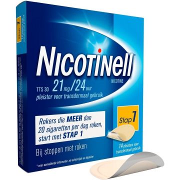 NICOTINELL PLEISTERS TTS 30 DOOSJE 14 STUKS