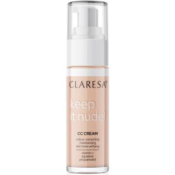 CLARESA KEEP IT NUDE 104 NUDE CC CREAM 33 GRAM