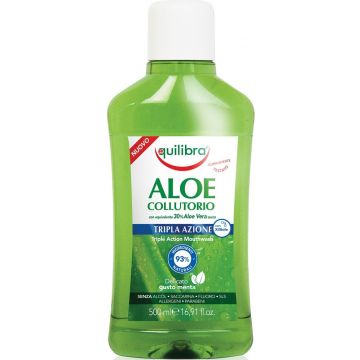 EQUILIBRA ALOE TRIPLE ACTION MOUTHWASH MONDWATER FLACON 500 ML