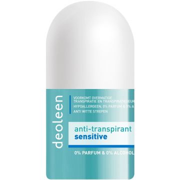 DEOLEEN SENSITIVE ANTI-TRANSPIRANT DEODORANT ROLLER 50 ML