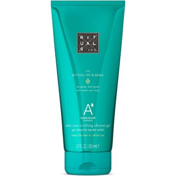 RITUALS THE RITUAL OF KARMA LOTUS FLOWER & WHITE TEA AFTER SUN COOLING SHOWER GEL DOUCHEGEL 200 ML