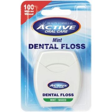ACTIVE ORAL CARE MINT FLUORIDE 50 METER EXPANDING FLOSS FLOSDRAAD PAK 1 STUK