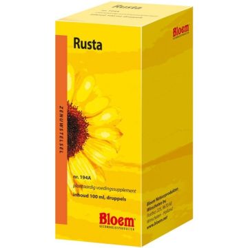 BLOEM RUSTA ZENUWSTELSEL DRUPPELS FLES 100 ML