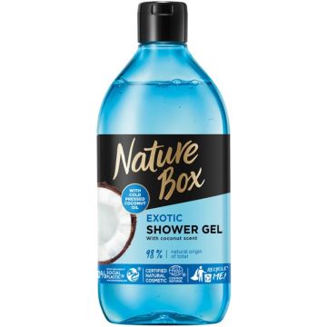 NATURE BOX COCONUT OIL EXOTIC SHOWER GEL DOUCHEGEL FLACON 385 ML
