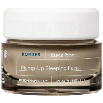 KORRES BLACK PINE PLUMP-UP SLEEPING FACIAL NACHTCREME POT 40 ML