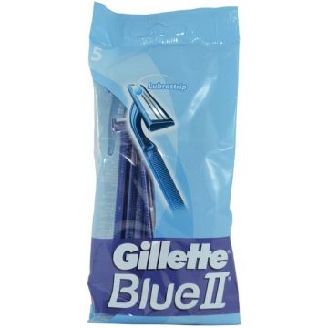 GILLETTE BLUE II BLUE II (GILLETTE) WEGWERPMESJES PAK 5 STUKS