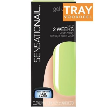 SENSATIONAIL COLOR GEL (SENSATIONAIL) 73035 COLOR GEL POLISH MATCHA MADNESS NAGELLAK TRAY 12 X 7,39 ML