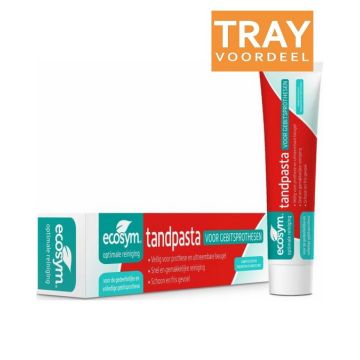 ECOSYM TANDPASTA VOOR GEBITSPROTESEN TRAY 48 X 75 ML