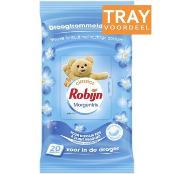 ROBIJN MORGENFRIS INTENSE DROOGTROMMELDOEKJES 6 X 20 STUKS