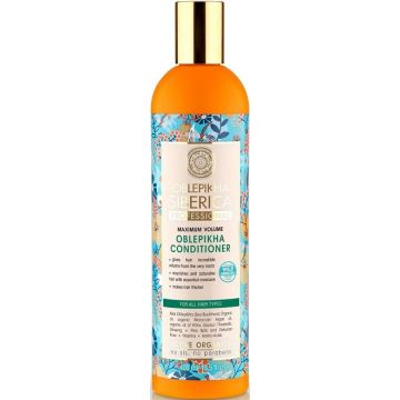 NATURA SIBERICA PROFESSIONAL OBLEPIKHA (SIBERICA) OBLEPIKHA MAXIMUM VOLUME ALL HAIR TYPES CONDITIONER CREMESPOELING FLACON 400 ML