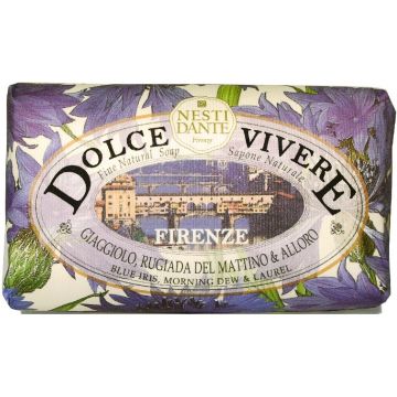 NESTI DANTE DOLCE VIVERE VIRENZE BLUE IRIS, MORNING DEW & LAUREL ZEEP 250 GRAM