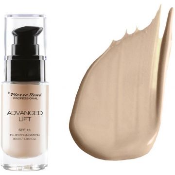 PIERRE RENE ADVANCED LIFT FLUID (PIERRE RENE) ADVANCED LIFT FLUID FOUNDATION 04 LIGHT BEIGE POMP 30 ML