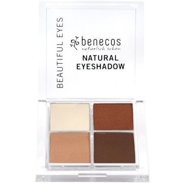 BENECOS NATURAL BEAUTY NATURAL (BENECOS) NATURAL COFFEE & CREAM EYESHADOW OOGSCHADUW PALETTE DOOSJE 8 GRAM