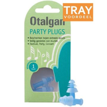 OTALGAN PARTY PLUGS OORDOPJES TRAY 24 X 2 STUKS