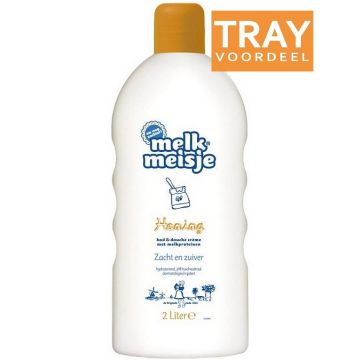 MELKMEISJE HONING (MELKMEISJE) HONING BAD & DOUCHECREME TRAY 4 X 2000 ML