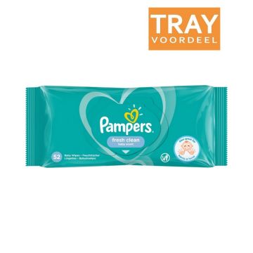 PAMPERS FRESH CLEAN BABYDOEKJES 12 X 52 STUKS