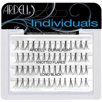 ARDELL INDIVIDUALS DURALASH KNOTTED FLARES LONG BLACK NEPWIMPERS 56 STUKS