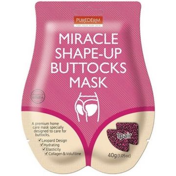 PUREDERMA MIRACLE SHAPE-UP BUTTOCKS MASK ZAKJE 40 GRAM