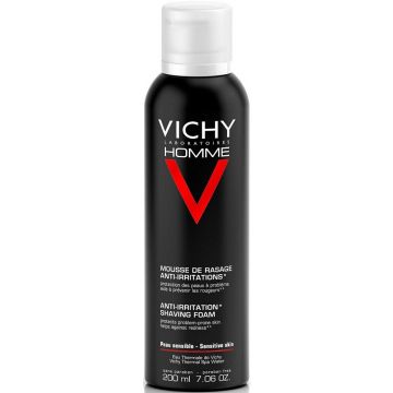 VICHY HOMME ANTI-IRRITATION SHAVING FOAM SCHEERSCHUIM FLACON 200 ML