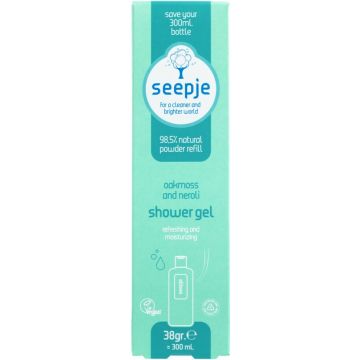 SEEPJE OAKMOSS AND NEROLI SHOWER GEL DOUCHEGEL (NAVULLING) DOOSJE 38 GRAM