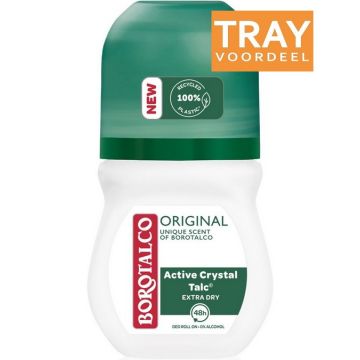 BOROTALCO ORIGINAL DEODORANT ROLLER TRAY 6 X 50 ML