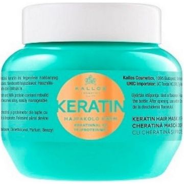 KALLOS KERATIN HAIR MASK HAARMASKER POT 275 ML