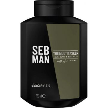 SEB MAN THE MULTI-TASKER 3-IN-1 HAIR, BEARD &amp; BODY WASH FLACON 250 ML