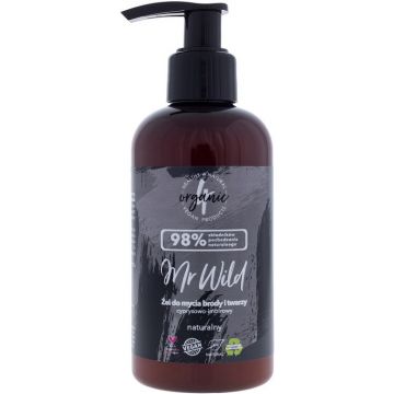 4ORGANIC MR WILD (4ORGANIC) MR WILD CYPRESS AND GINGER BEARD AND FACE CLEANSING GEL GEZICHTSREINIGER POMP 200 ML