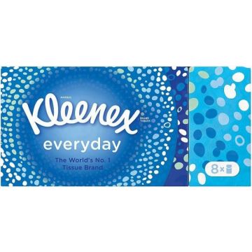 KLEENEX EVERYDAY ZAKDOEKEN PAK 8 X 9 STUKS