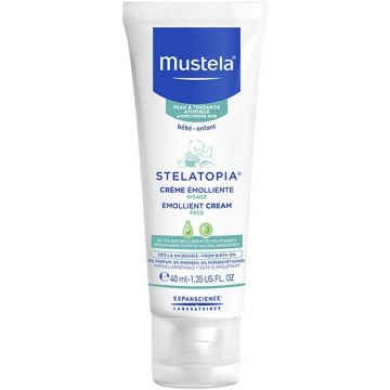 MUSTELA BEBE STELATOPIA (MUSTELA) STELATOPIA EMOILLIENT FACE CREAM BABY CREME TUBE 40 ML