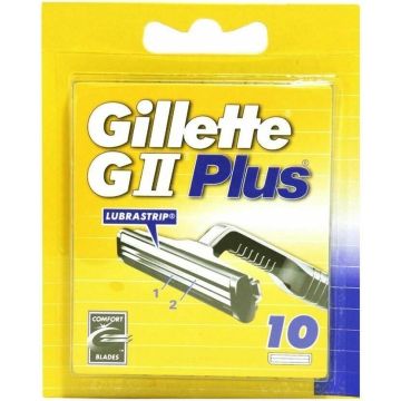 GILLETTE GII GII PLUS SCHEERMESJES 10 STUKS (VERPAKKING BESCHADIGD)