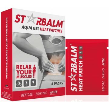 STARBALM AQUA GEL WARMTE PLEISTERS DOOSJE 4 STUKS