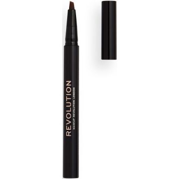 MAKEUP REVOLUTION BUSHY MEDIUM BROWN EYEBROW PEN WENKBRAUWPEN 0,5 ML