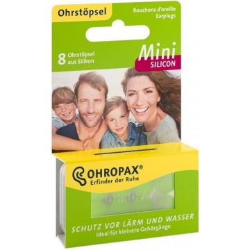 OHROPAX MINI SILICONEN OORDOPJES 8 STUKS