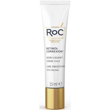 ROC RETINOL CORREXION (ROC) RETINOL CORREXION LINE SMOOTHING EYE CREAM OOGCREME TUBE 15 ML