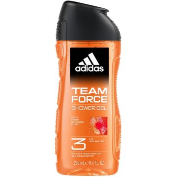 ADIDAS TEAM FORCE SHOWER GEL DOUCHEGEL FLACON 250 ML