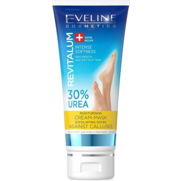 EVELINE REVITALUM (EVELINE) REVITALUM MOISTURISING CREAM-MASK FOR FEET VOETCREME TUBE 100 ML