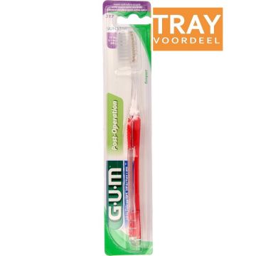GUM SPECIALITY DELICATE POSTCHIRURGIE TANDENBORSTEL TRAY 6 X 1 STUK