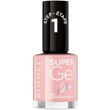 RIMMEL SUPER GEL BY KATE (RIMMEL) SUPER GEL BY KATE 021 NEW ROMANTIC NAGELLAK POTJE 12 ML