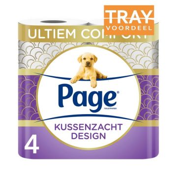 PAGE KUSSENZACHT TOILETPAPIER TRAY 6 X 4 ROLLEN