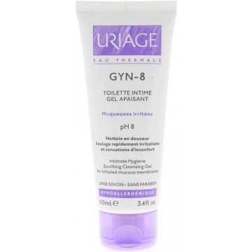 URIAGE GYN-8 INTIMATE HYGIENE SOOTHING CLEANSING GEL TUBE 100 ML