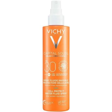 VICHY CAPITAL SOLEIL SPF 30 CELL PROTECT INVISIBLE WATER FLUID ZONNEBRANDSPRAY 200 ML