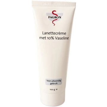 FAGRON LANETTECREME MET 10% VASELINE 100 GRAM