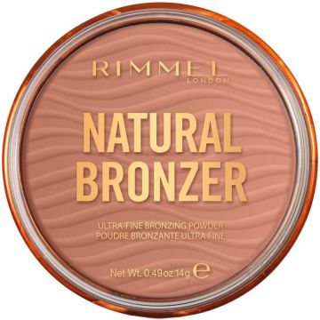 RIMMEL NATURAL BRONZER (RIMMEL) 001 SUNLIGHT NATURAL BRONZER 14 GRAM
